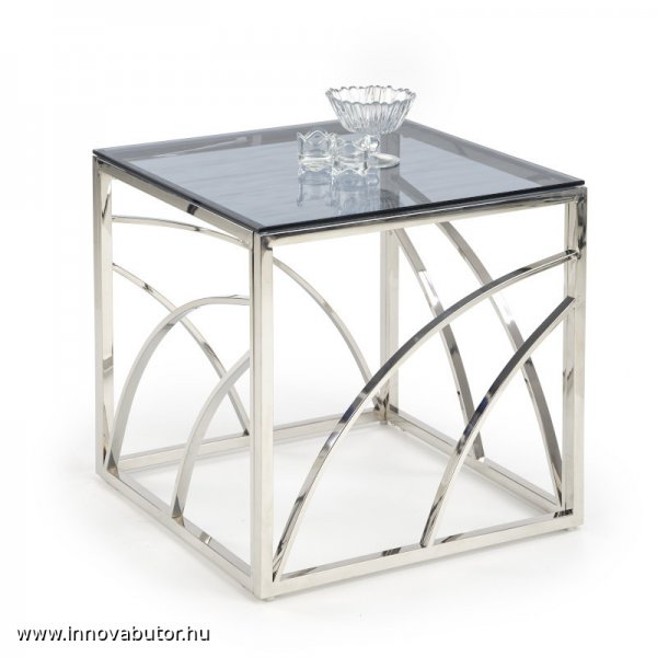Universe ezüst lerakóasztal asztal dohányzóasztal konzolasztal