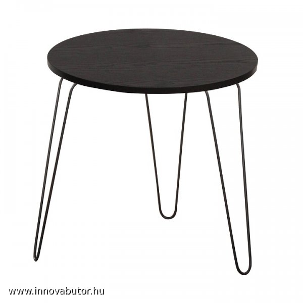 ronin fém lábú design kis asztal dohányzóasztal modern TK